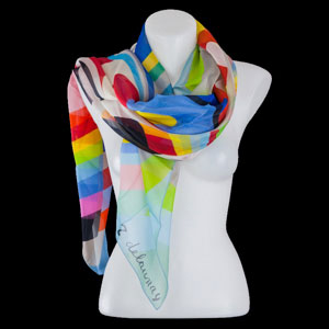 Robert Delaunay silk square scarves