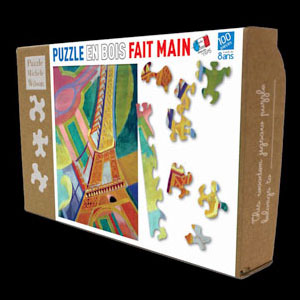 Puzzle di legno Robert Delaunay per bambini