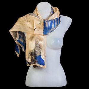Auguste Rodin silk scarves