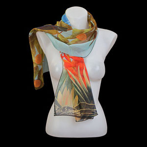 Henri Rousseau silk scarves
