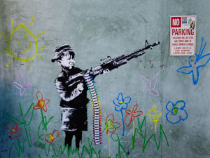 Affiche Banksy (Attribué à) : Westwood, Los Angeles