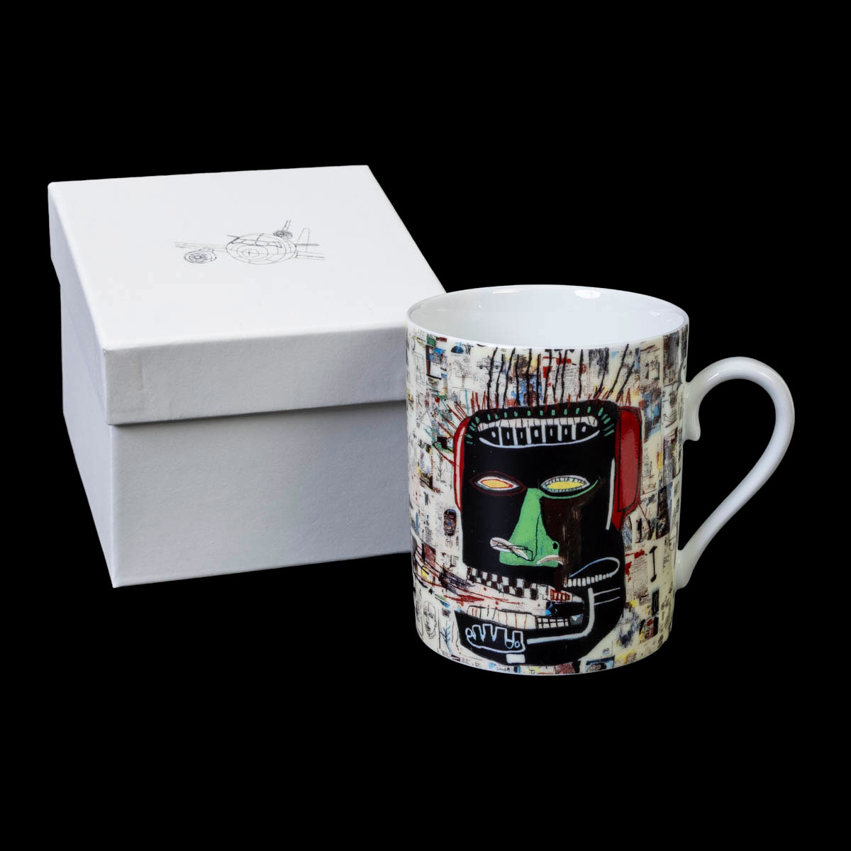 Jean-Michel Basquiat Mug : Glenn (1985) (box)