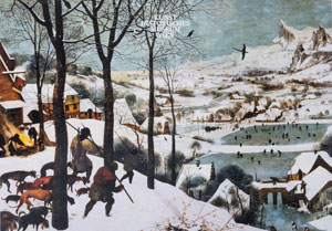 Puzzle 1000p Pieter Brueghel - Chasseurs dans la neige