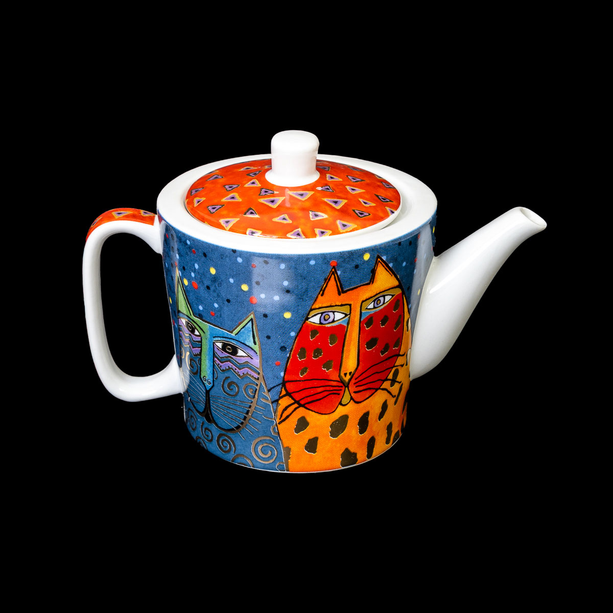 Laurel Burch Teapot: Fantastic Felines