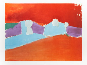 Nicolas de Stal Art print : Red Sky (1954)