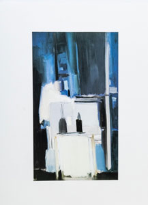 Affiche d’Art - Nicolas de Staël : Coin d’atelier fond bleu (1955)