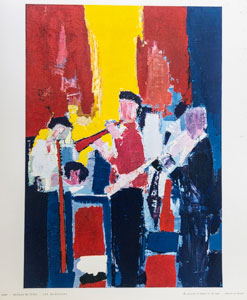 Art Print - Nicolas de Staël: The Musicians, Memory of Sidney Bechet (1952)