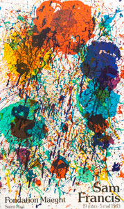 Litografia di Sam Francis - Composizione, 1983