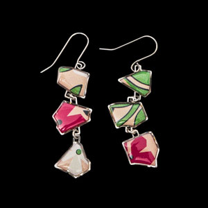 Boucles d’oreilles Antoni Gaudi : Trencadis