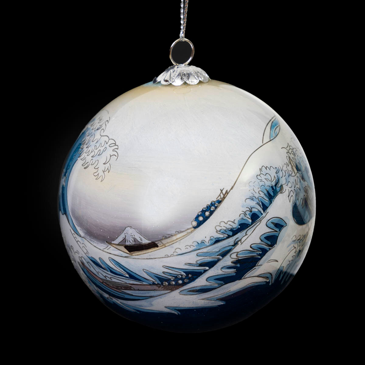 Hokusai Christmas Bauble: The Great Wave