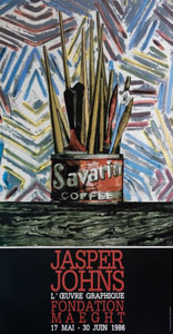 Affiche d'Art Jasper Johns - Savarin Coffee, 1986