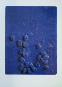 Affiche d’Art Yves Klein : Relief éponge bleu (RE 19, 1958)