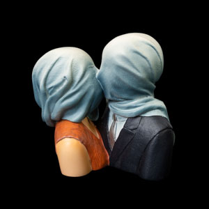 Figurine René Magritte : Les amants (1928)