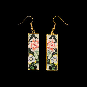 Boucles d'oreilles William Morris : Leicester