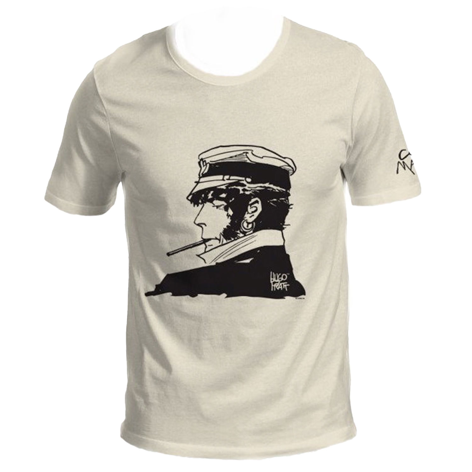 T-shirt Hugo Pratt - Cigarrillo (Corto Maltese), crudo