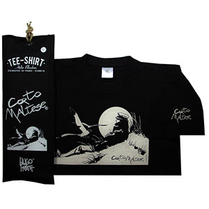 T-shirt Hugo Pratt - Marin sur la dune (Corto Maltese)