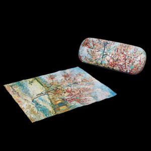 Vincent Van Gogh Eyeglasses Case - Pink peach trees (Souvenir de Mauve)