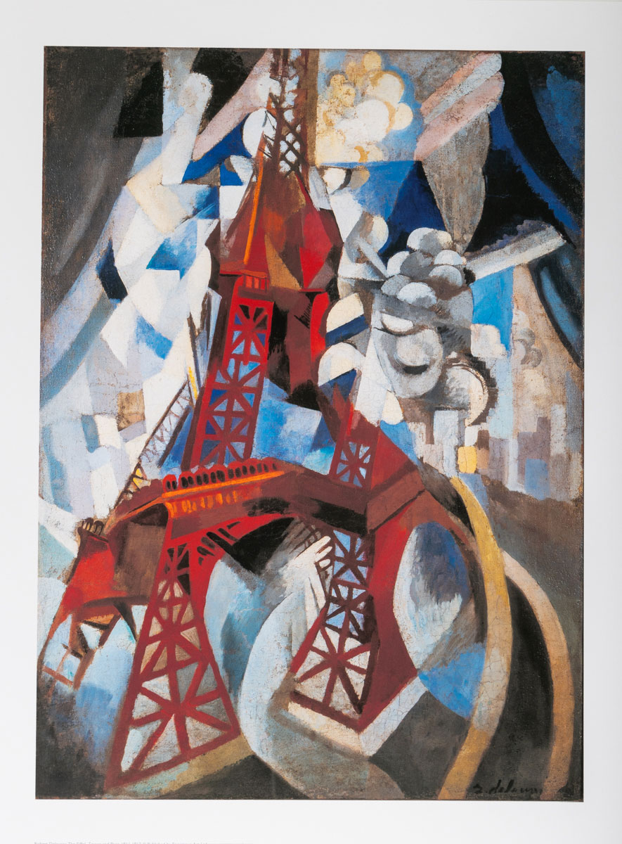 Lámina de Arte Robert Delaunay - La Tour Eiffel, Paris, 1911 - Lámina 30 x 40 cm
