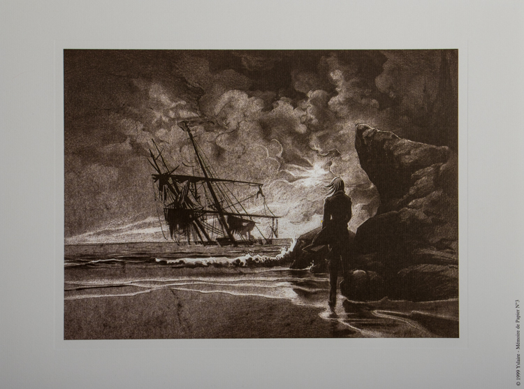 Fine Art Print - Bernard YSLAIRE - Sambre : The wreckage - Print