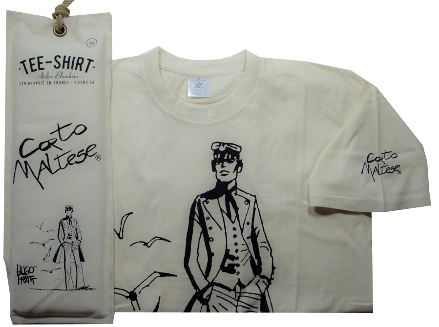 T-shirt Hugo Pratt - 40 years ! (Corto Maltese) - Ecru - Size XXL