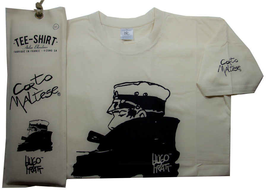 T-shirt Hugo Pratt - Nocturnal (Corto Maltese) - Ecru - Size S