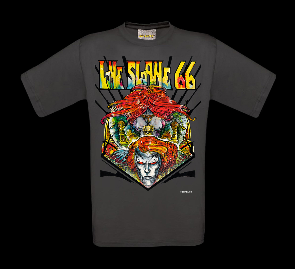 T-shirt Philippe Druillet : Lone Sloane 66 - Anthracite - Taille L