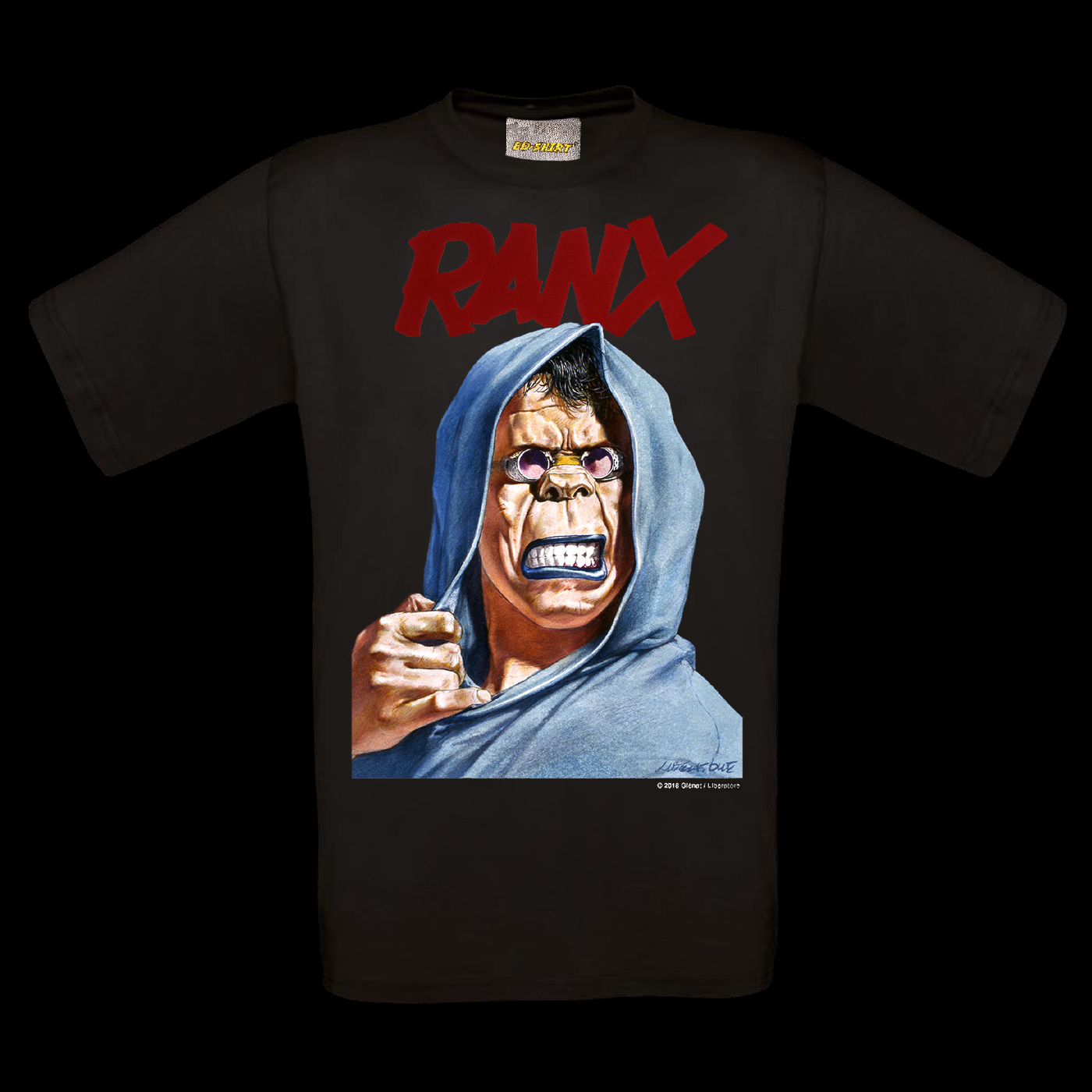 T-shirt Tanino Liberatore : Ranx - Amen - Negro - Tamaño S