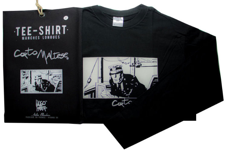 T-shirt Hugo Pratt - Port Ducal (Corto Maltese) - Manches longues - Taille S