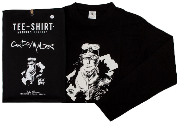 T-shirt Hugo Pratt - Siberia (Corto Maltese) - Long sleeves - Size L