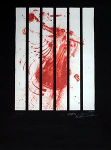 ARMAN (Armand FERNANDEZ) : Original Serigraph : Amnesty International