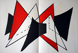 Alexander CALDER : Litografía original : Stabiles 7