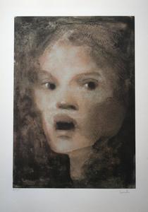 Leonor Fini : Litografia originale - La sorpresa