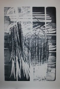 Hans HARTUNG : Lithographie originale signée et numérotée : L-16B-1974