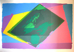 Daryl HUGHTO : Original Serigraph : Composition 1