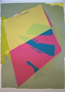 Daryl HUGHTO : Serigrafia originale : Composizione 5