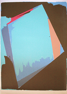 Daryl HUGHTO : Serigrafia originale : Composizione 6