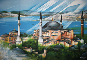 Raymond Poulet : Litografia originale - Istambul