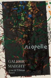 Lithographie de Jean-Paul Riopelle : Maeght, 1968