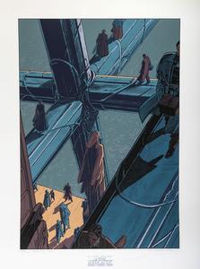 Serigrafía François Schuiten, La fièvre d'Urbicande