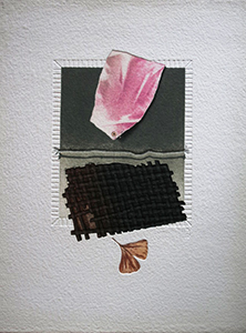 Alain SOUCASSE Gravure originale : Feuille II