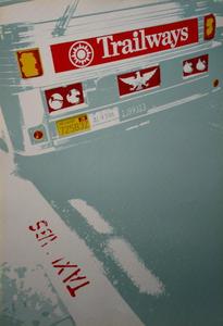 Alain VALTAT : Làmina en serigrafia : The Bus