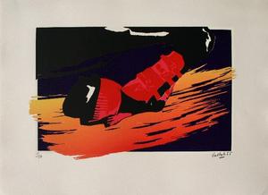 Alain VALTAT : Original Serigraph signed and numbered : Horse 1