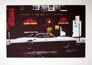 Alain VALTAT Serigrafia originale Firmata e Numerata : Clam Bar NY/NY