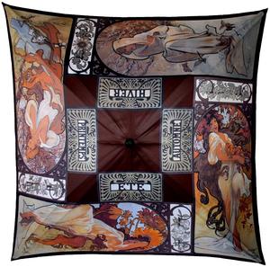 Parapluie Alfons Mucha, Les quatre saisons