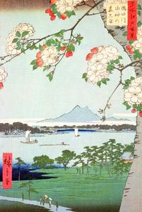 Hiroshige wooden jigsaw puzzle : Apple blossoms (Michele Wilson)