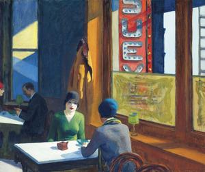 Puzzle en bois Edward Hopper : Chop Suey (Michele Wilson)