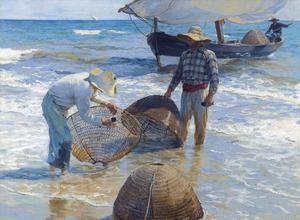 Rompecabezas de madera Sorolla : Los pescadores (Michele Wilson)