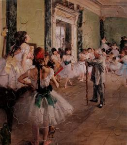 Puzzle enfant Edgar Degas : La Classe de Danse