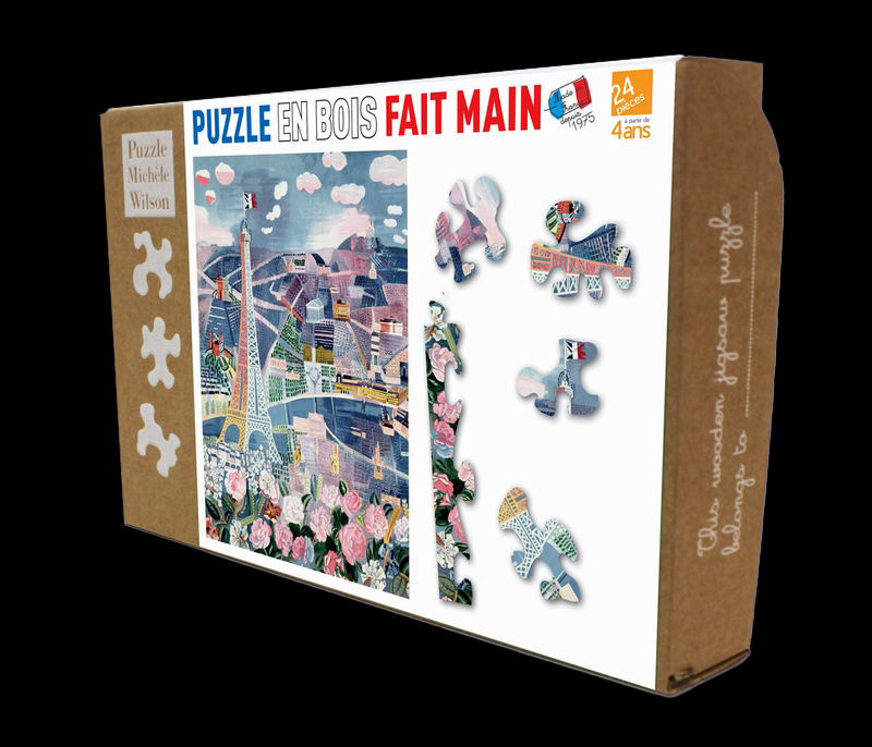 Puzzle Enfants 24 pièces Paris au Printemps Dufy Fabriqué en France