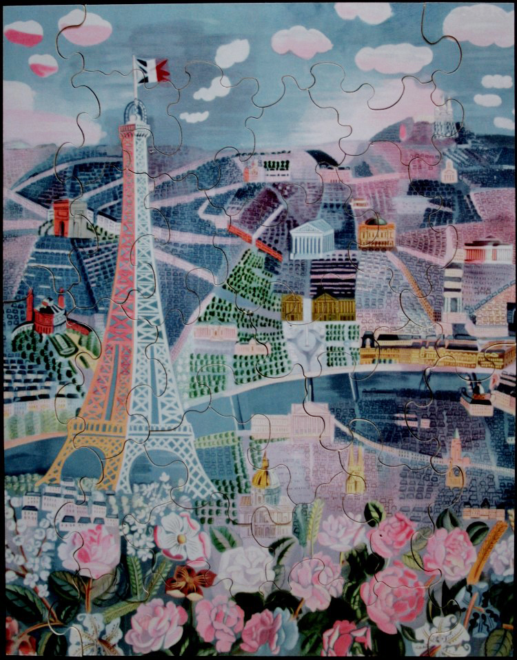 Puzzle Enfants 24 pièces Paris au Printemps Dufy Fabriqué en France